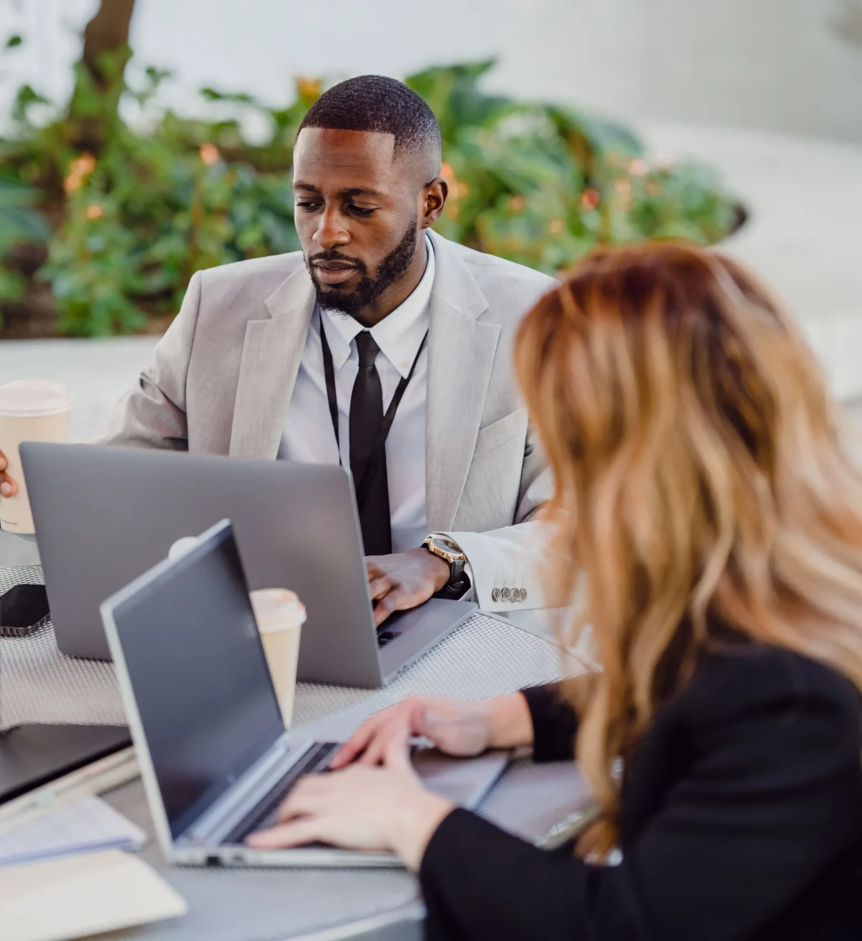 MBA graduates working at a notable company